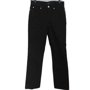 Escada Womens Sz EU Sz 36 US Sz 4 Black Linda Pants Straight Leg Pants